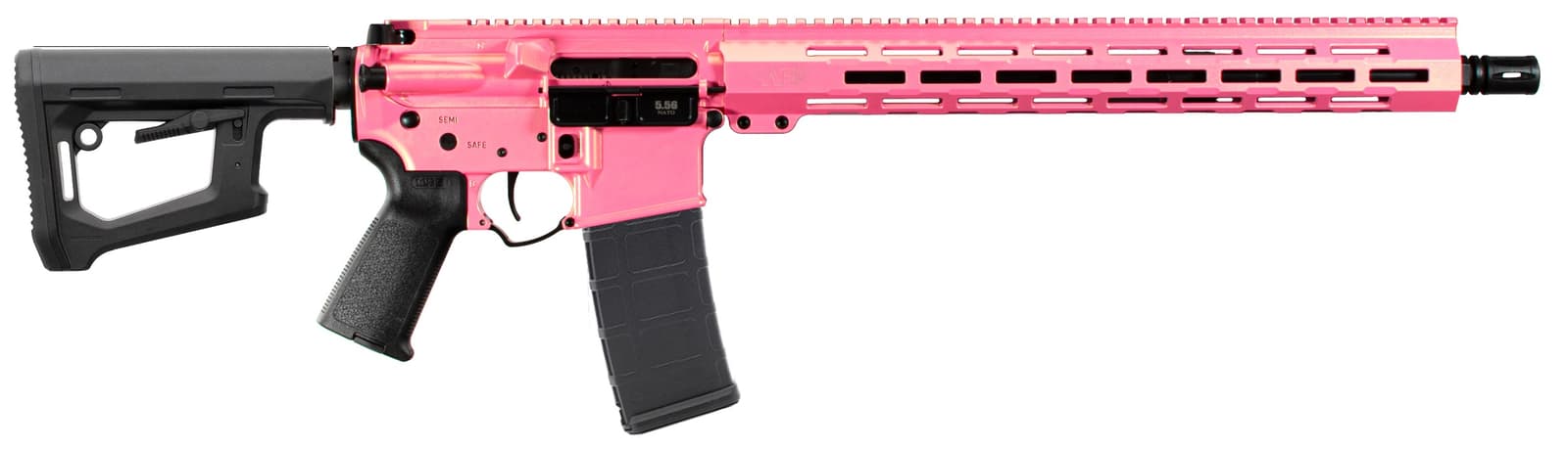 APF 5.56 NATO FURY 16 PINKASAURUS REX MLOK