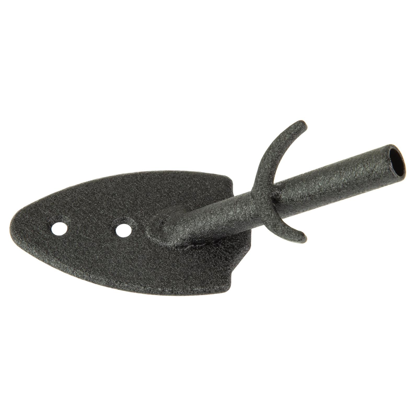 SKULL HOOKER FLUSH WALL MOUNT BLK