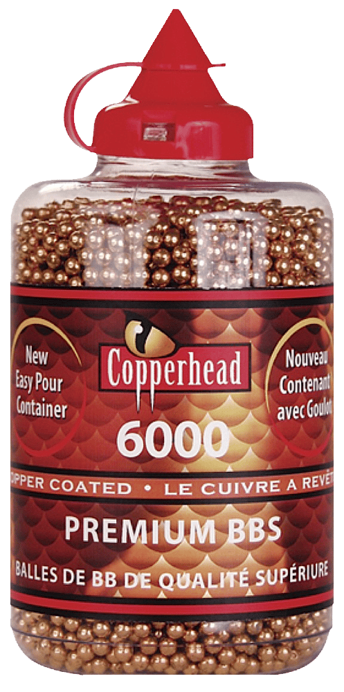 Crosman 0767 Copperhead  177 Copper-Coated Steel 6000/Bottle