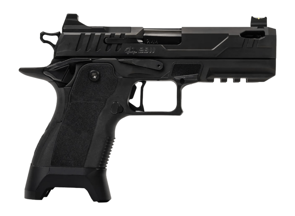 Oa Defense  2311 Pro w/Plus Kit Compact Frame 9mm Luger 17+1 4.25" Black DLC Black Steel Optic Ready/Serrated Slide, Black Aluminum Frame w/Picatinny Rail, Black Polymer Grip, Ambidextrous