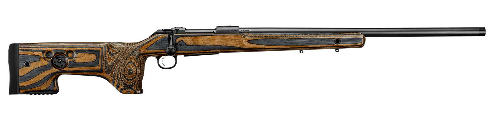 CZ-USA 07515 600+ Range 6.5 Creedmoor 5+1 24" Black Nitride Threaded Barrel, Black Nitride Steel Drilled & Tapped Receiver, Varnished Laminate Stock w/Adj Cheekrest