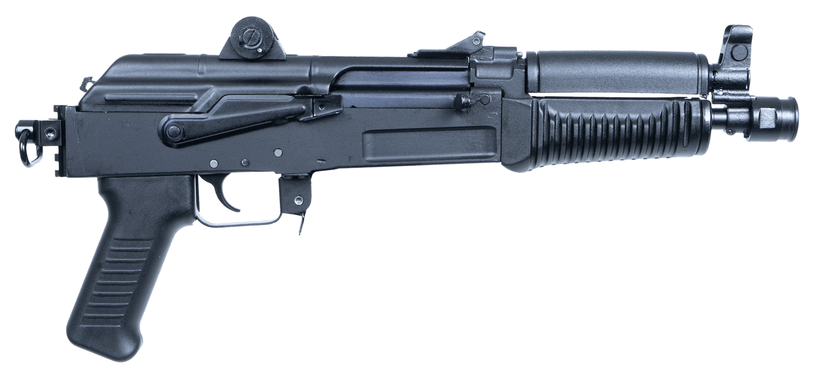 Arsenal SAM7K44 SAM7K  7.62x39mm 5+1 8.50" Black Steel Threaded Barrel, Black Aluminum Forged & Milled Receiver, Black Polymer Grips