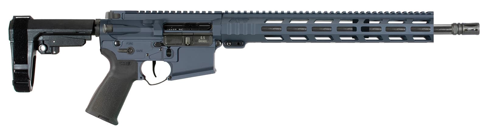 APF 6.5GREN PISTOL 2.0 14.5 STEALTH GRY MLOK