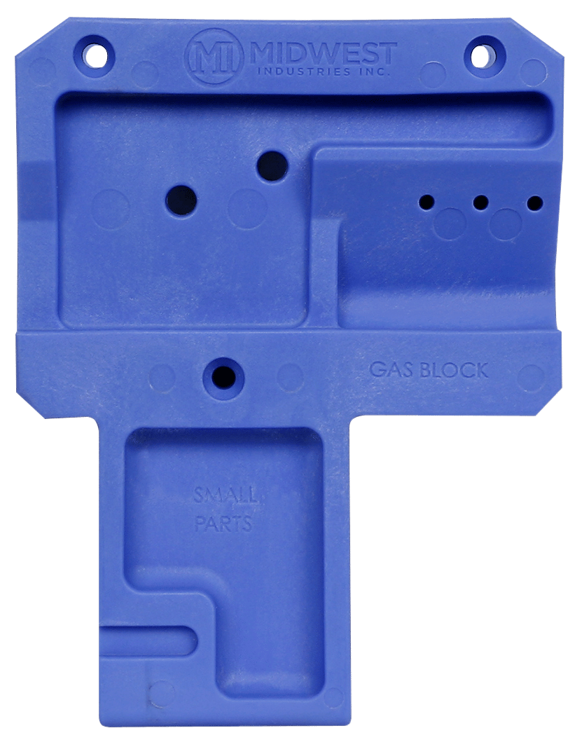 Midwest Industries MILRB Lower Receiver Block  Blu Polymer for Mil-Spec AR-15 Lower