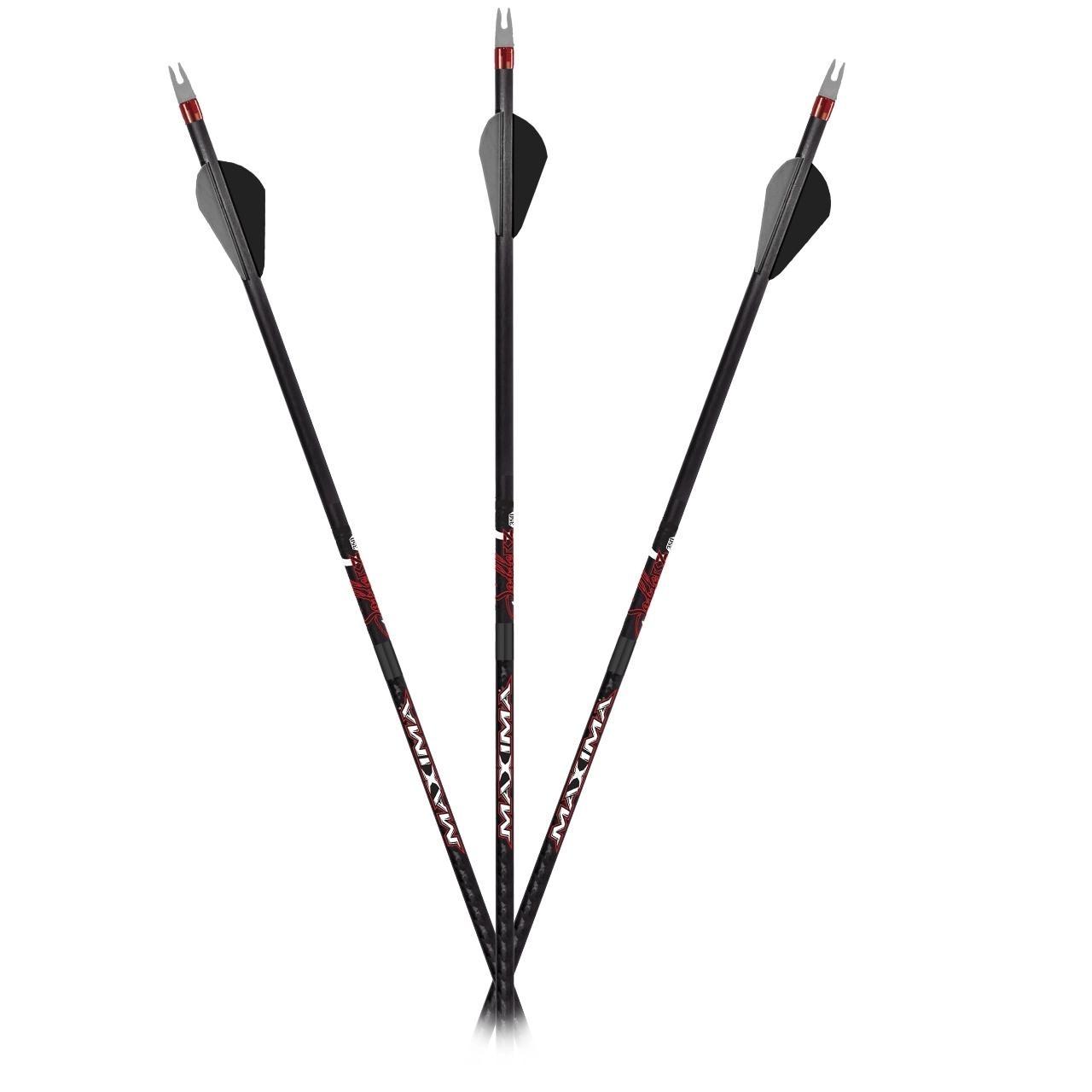 Carbon Express Maxima Sable RZ 500 Hunting Arrows - 12/pk