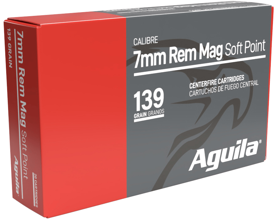 Aguila 80591AG   7mmRemMag 139gr InterLock Boat Tail Soft Point 20 Per Box/10 Case