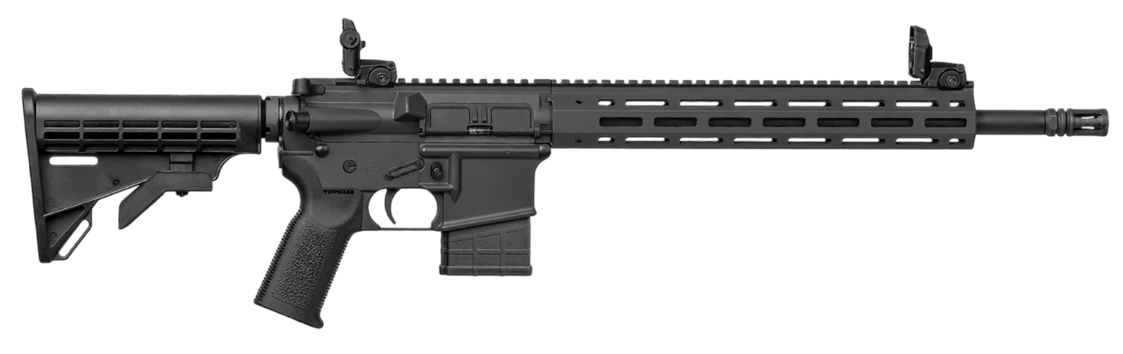 Tippmann Arms A101340 M4-22 Elite 22 LR 10+1 16" Black Parkerized Threaded Barrel, Matte Black Aluminum Receiver w/Picatinny Rail, M-LOK Handguard, Black Adj CAR15 Polymer Stock, Black Gen2 Grip, Righ