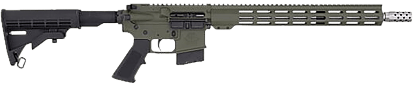 Great Lakes Firearms GL15350SSODG16 GLFA  350 Legend 5rd 18" Stainless Threaded Barrel, OD Green Cerakote Picatinny Rail Aluminum Receiver, M-LOK Handguard, Black Synthetic Stock, Mil-Spec Grip