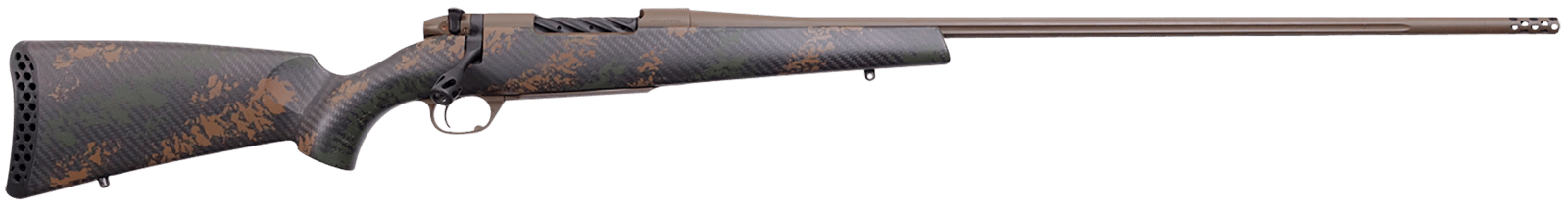 Weatherby MBC20N300WR8B Mark V Backcountry 2.0 300 Wthby Mag 3+1 26" Barrel, Patriot Brown Cerakote Metal Finish, Brown Sponge Pattern Black Peak 44 Blacktooth Stock