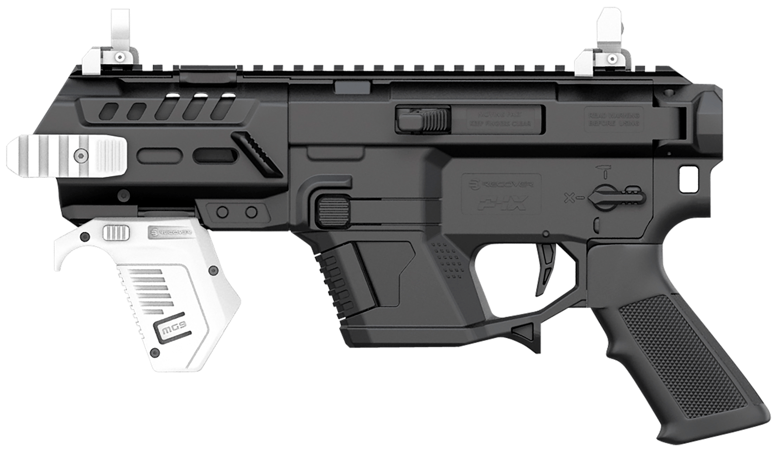 Recover Tactical PIXPB01 P-IX AR Platform Compatible w/Glock, Black