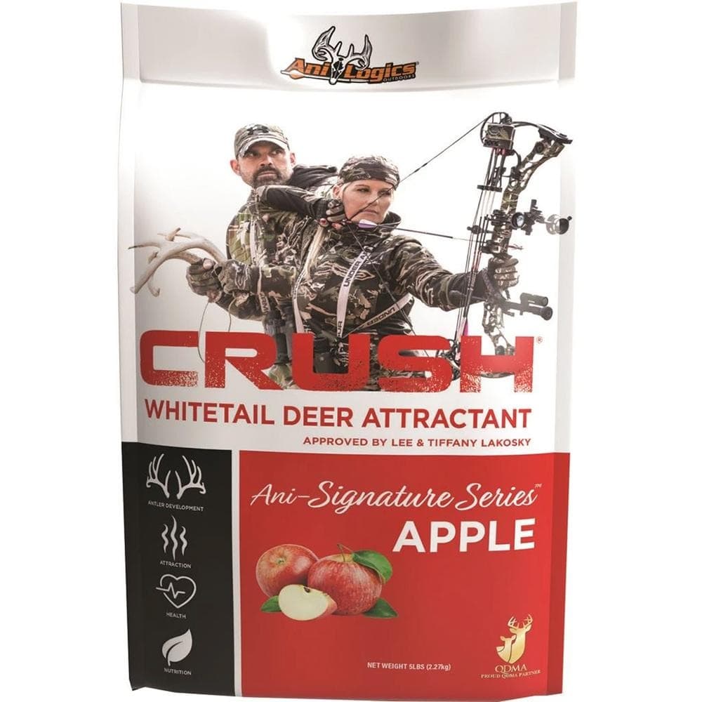 AniLogics CRUSH Granular Deer Attractant Apple 5lb Bag