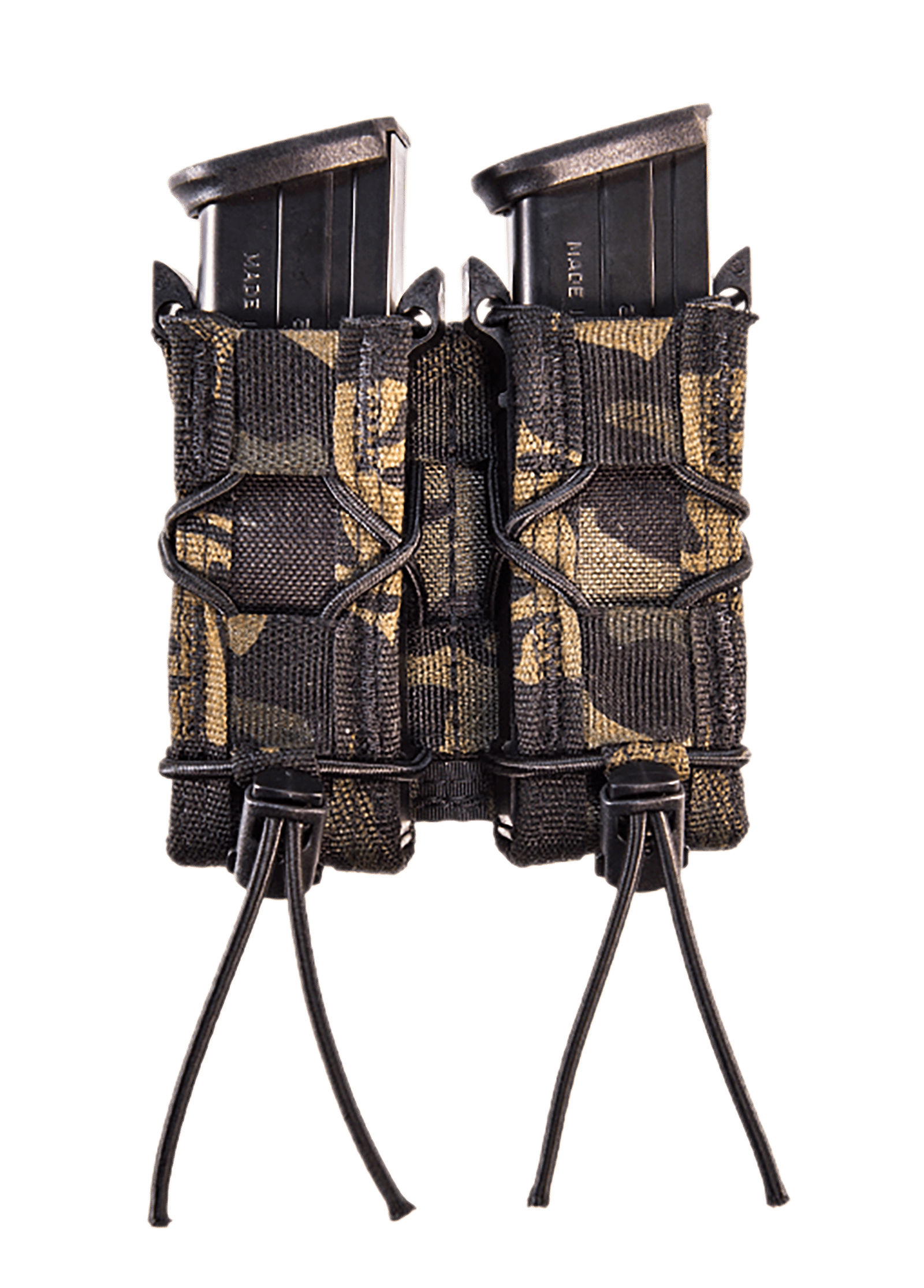 High Speed Gear 11PT02MB TACO Mag Pouch Double MultiCam Black Nylon MOLLE Compatible w/ Pistol