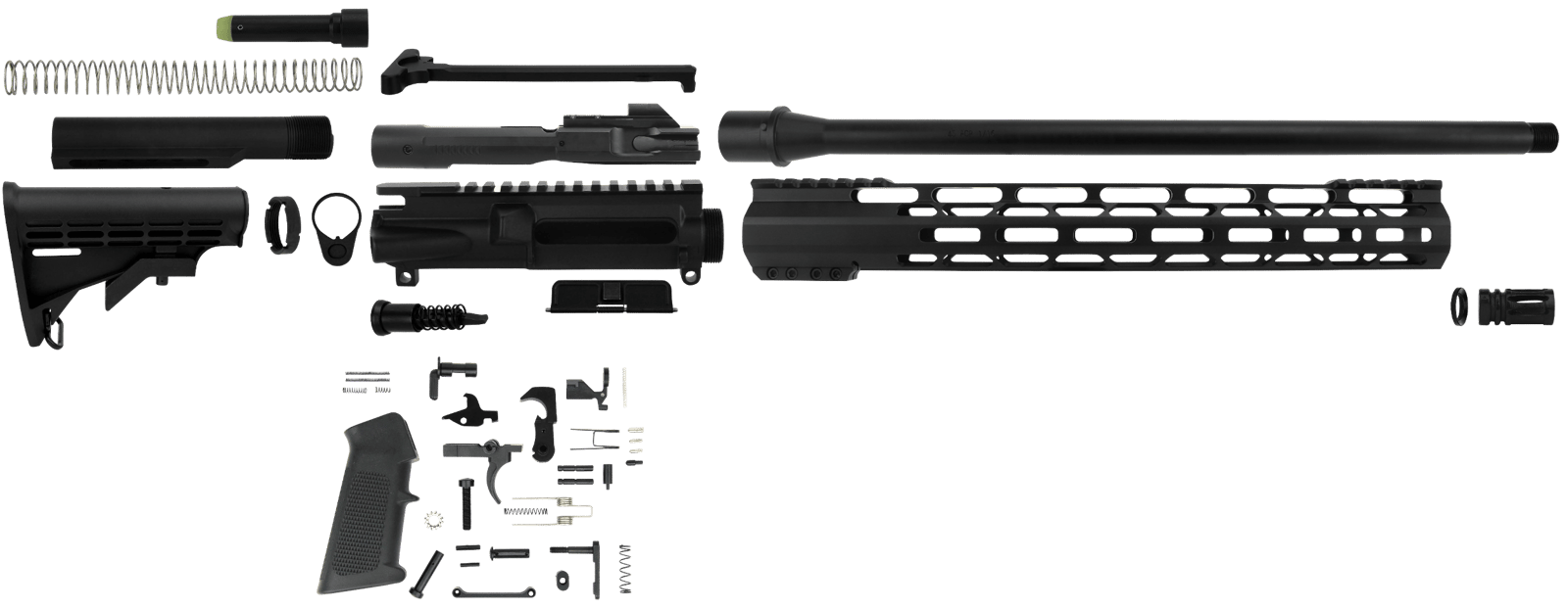 TacFire SSRK45ACPLPK AR Build Kit  Sports South Exclusive 45 ACP AR-Platform Black Nitride