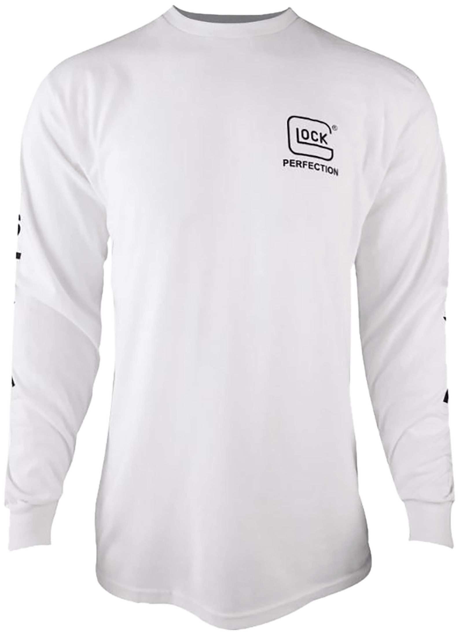 Glock AP96096 Perfection Long Sleeve Tee White Pre-Shrunk Cotton Long Sleeve 2XL