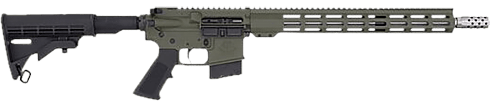 Great Lakes Firearms GL15400SSODG AR-15  400 Legend 5+1 16" Stainless Threaded Barrel, OD Green Cerakote Aluminum Receiver w/Picatinny Rail, Adjustable Black Synthetic Stock, Mil-Spec Grip