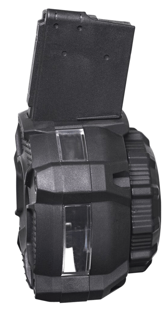 ProMag DRMA24 Standard  65rd Drum w/ Capacity Window 223 Rem/5.56x45mm Fits AR-15 Black DuPont Zytel Polymer
