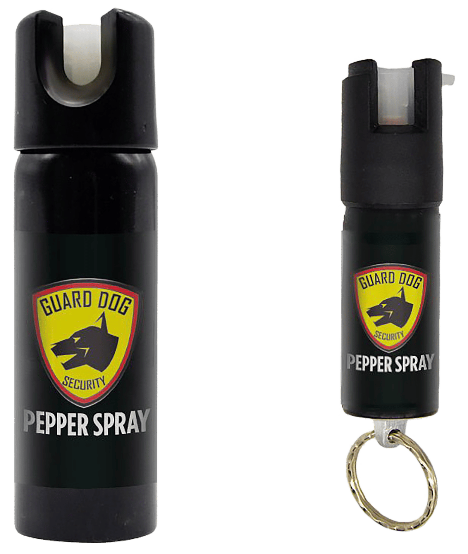 SKYLINE USA INC PSGDHA Pepper Spray  Range 16 ft 2 Pack 0.5oz/3oz Features Invisible UV Dye Includes Keychain