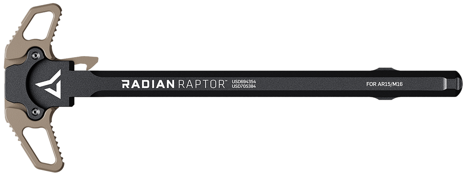Radian Weapons R0003 Raptor  Ambi Charging Handle, FDE, Fits Mil-Spec AR-15/M16 Platform