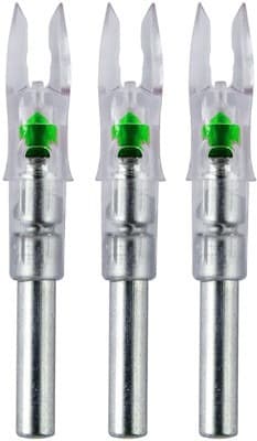 NOCKTURNAL LIGHTED NOCK X-SERIES GREEN 3/PACK