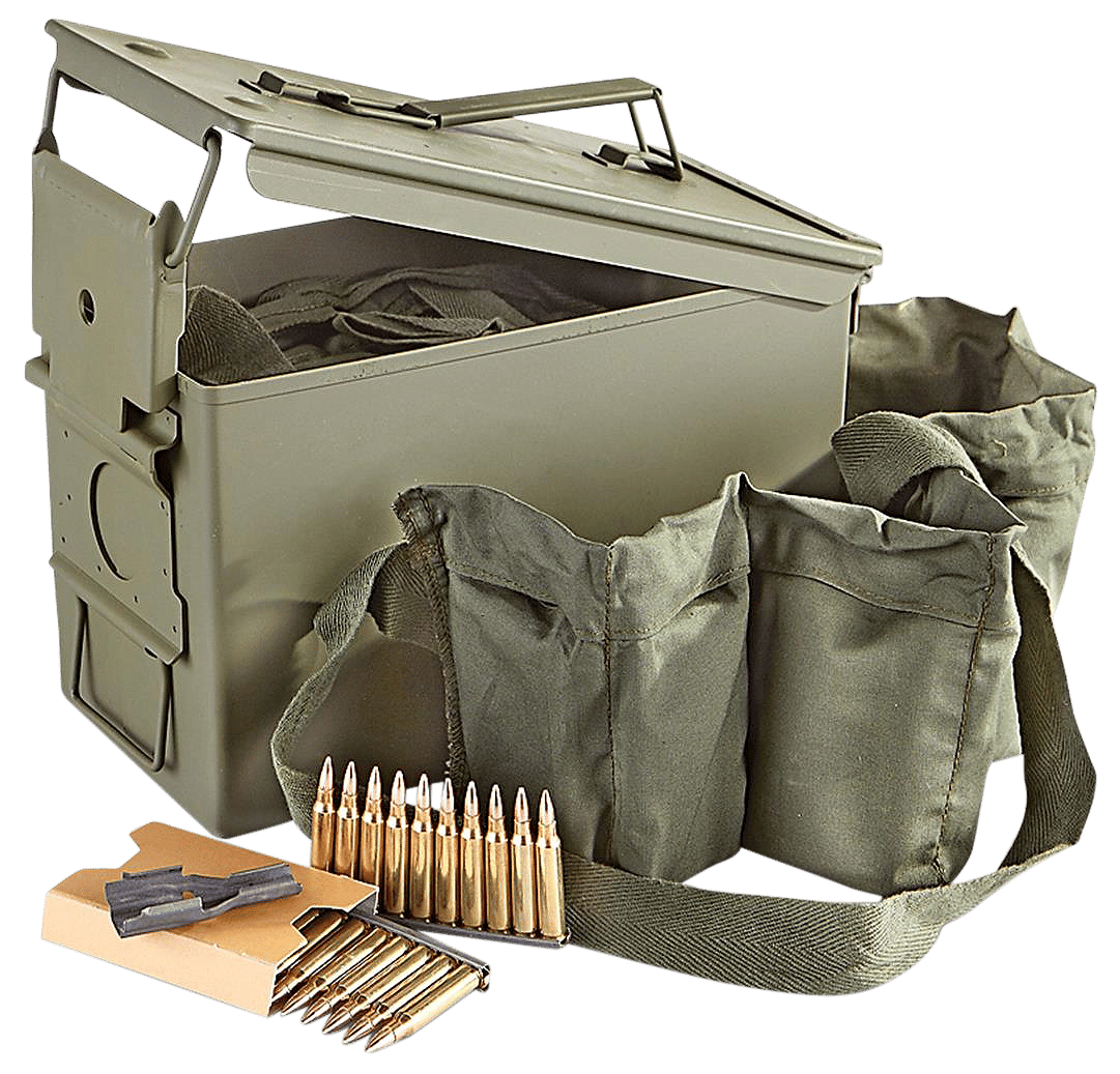 PMC 223AMB Bronze  223Rem 55gr Full Metal Jacket 840 Per Box/2 Case *Includes Ammo Can & Bandoleer