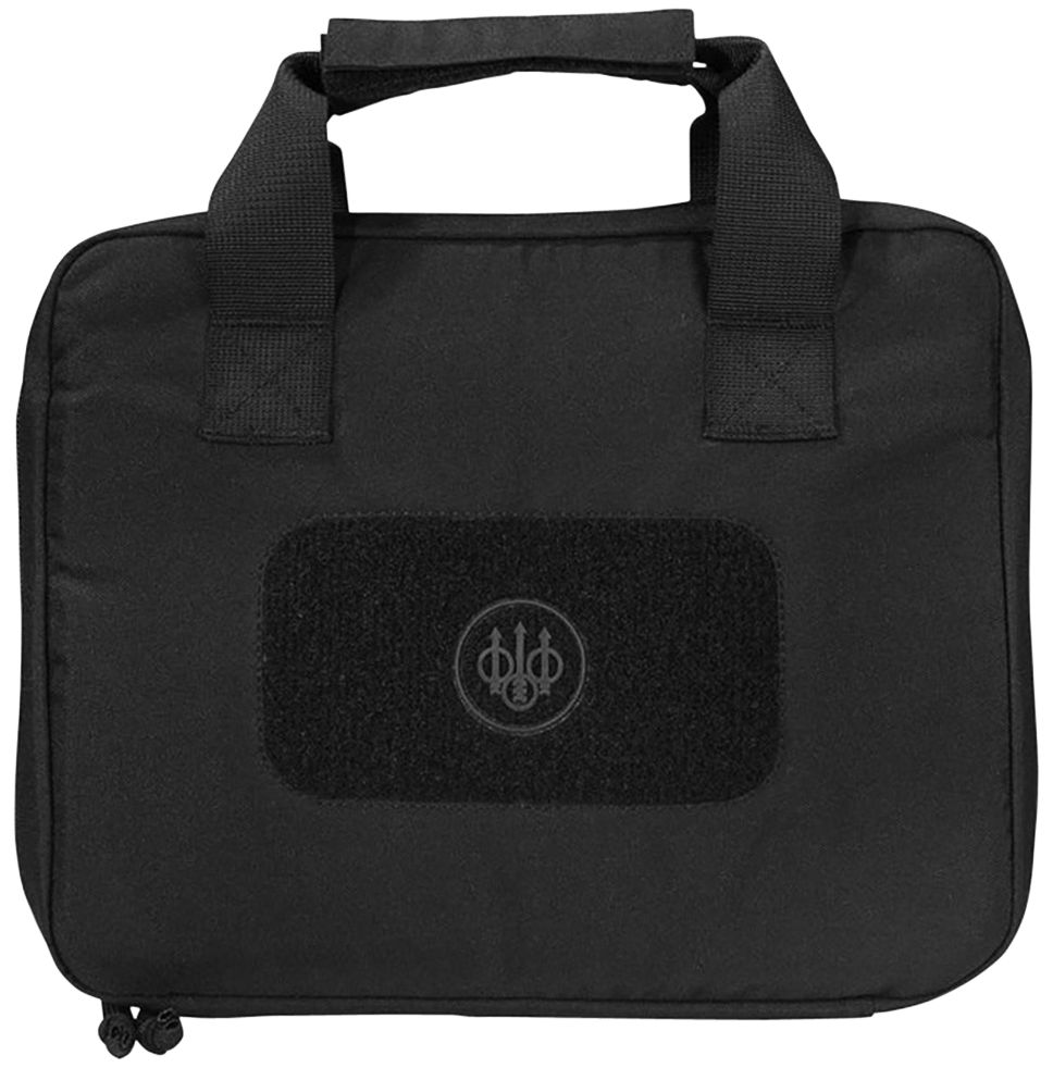 Beretta USA FO471001890999UNI Pistol Case  Black 600D Polyester Holds 1 Handgun