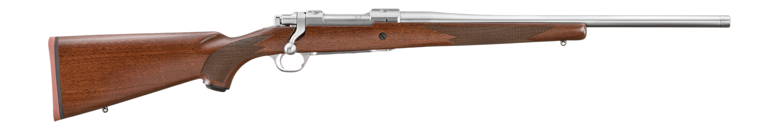Ruger 67113 Hawkeye 250th Anniversary Limited Edition 308 Win 4+1 20" Satin Threaded Barrel, Satin Stainless Steel Receiver w/Integral Scope Mount, American Black Walnut Fixed Stock