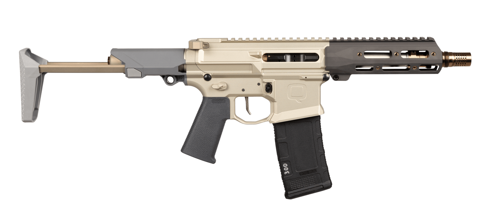 Q HB300BLK7PISTOL       HONEYBADGER 300BO 7 W/BRC