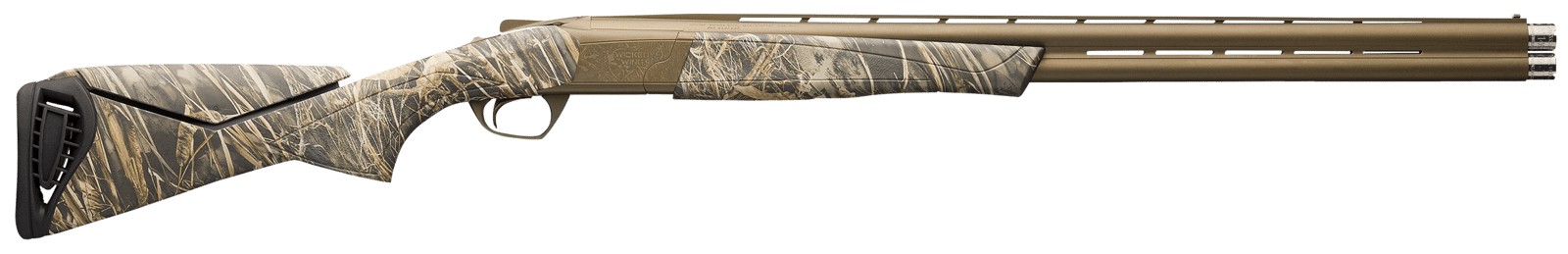Browning 018729203 Cynergy Wicked Wing 12 Gauge 3.5" 2rd 30" Burnt Bronze Cerakote Barrel/Camo Design Receiver, Realtree Max-7 Synthetic Stock With Adjustable Comb & Textured Gripping Surface