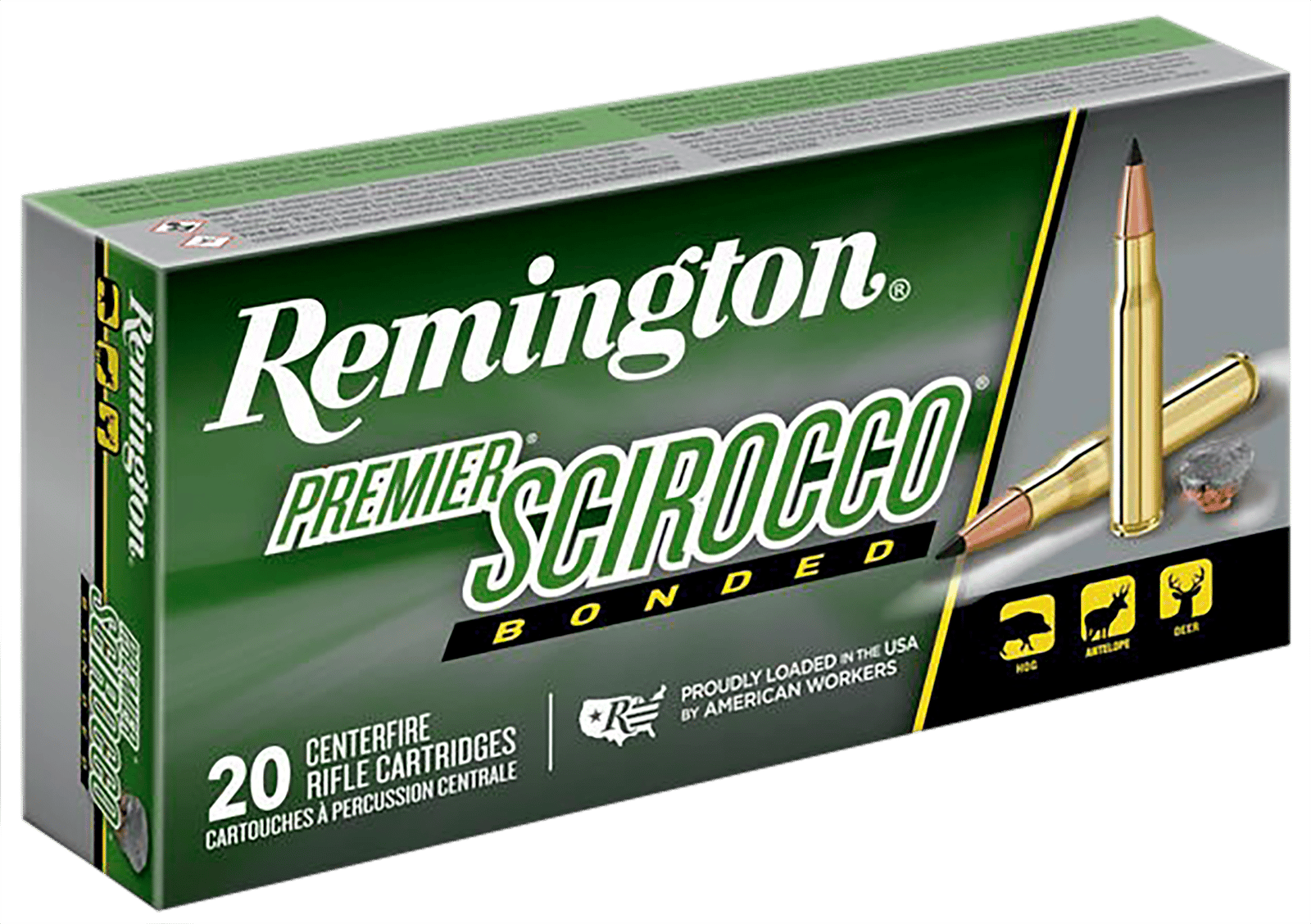 Remington Ammunition 29345 Premier Scirocco Bonded 300WSM 180gr Swift Scirocco Bonded 20 Per Box/10 Case