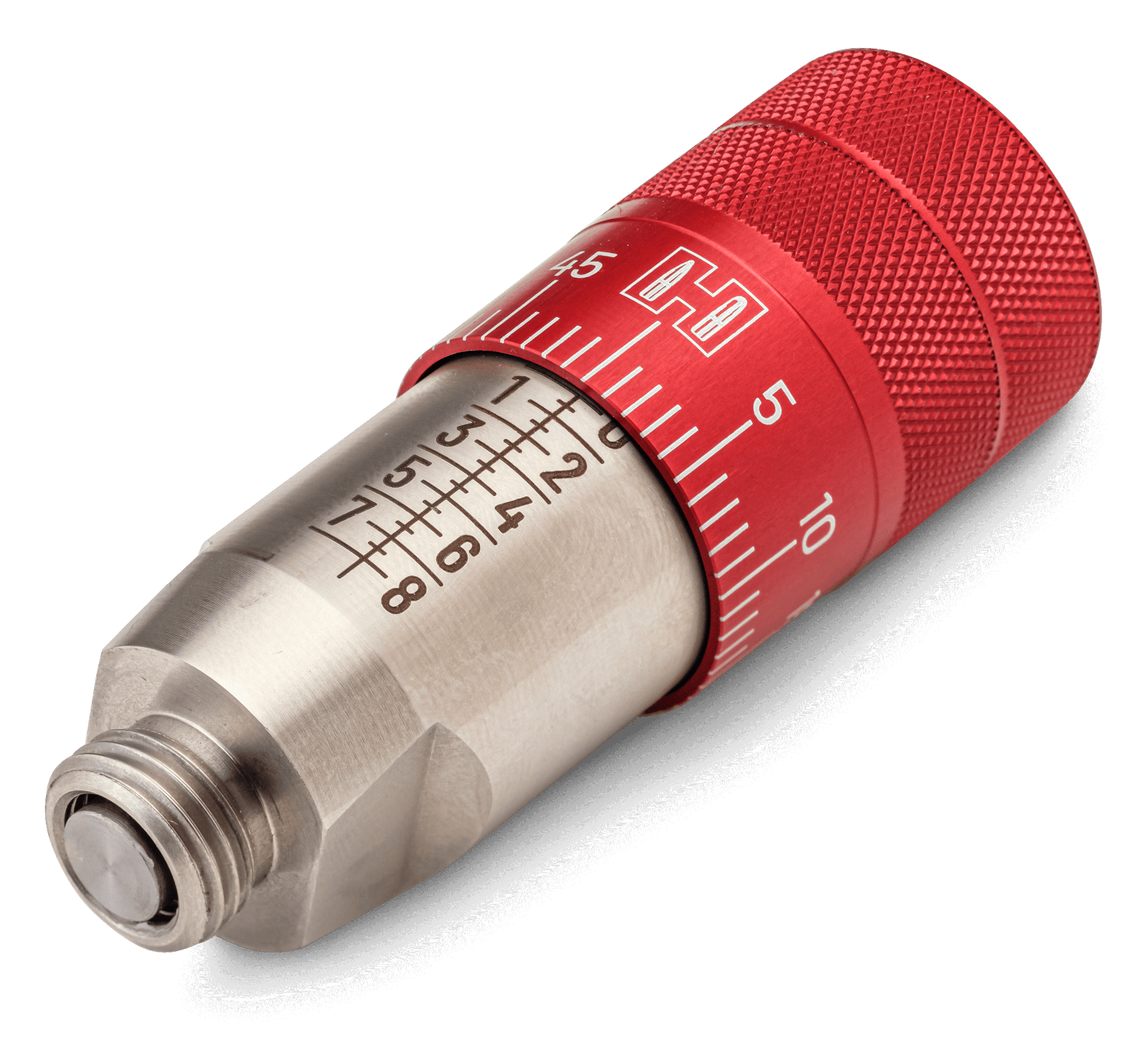 Hornady 044097 Bullet Seating Micrometer Red/Silver Compatible w/ All Hornady Seating Dies