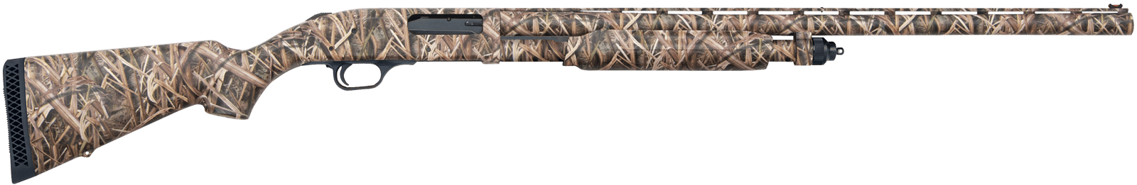 Mossberg 63521 835 Ulti-Mag 12 Gauge 5+1 3.5" 28" Vent Rib Barrel, Dual Extractors, Overall Mossy Oak Shadow Grass Blades,  Synthetic Stock, Fiber Optic Sight, Includes Accu-Mag Chokes