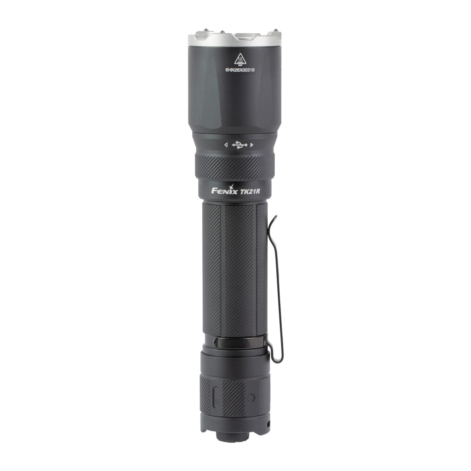 FENIX TK21R 3600LUM RECHARGE TAC BLK