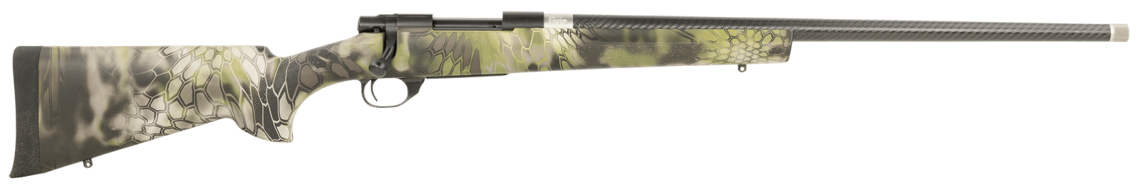 Howa HGCF308KAC M1500 HS Precision 308 Win 5+1 24" Threaded Carbon Fiber Barrel, Black Rec, Kryptek Altitude HS Precision Stock