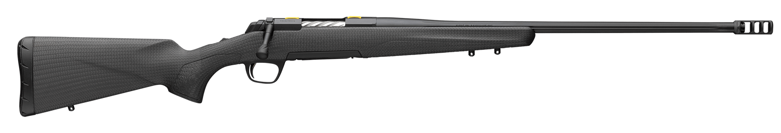 Browning 035602294 X-Bolt Pro Full Size 6.5 PRC 3+1 24" Matte Blued Fluted Sporter SR Barrel, Blued Drilled & Tapped/X-Lock Mount Steel Receiver, Black Fixed Synthetic Stock