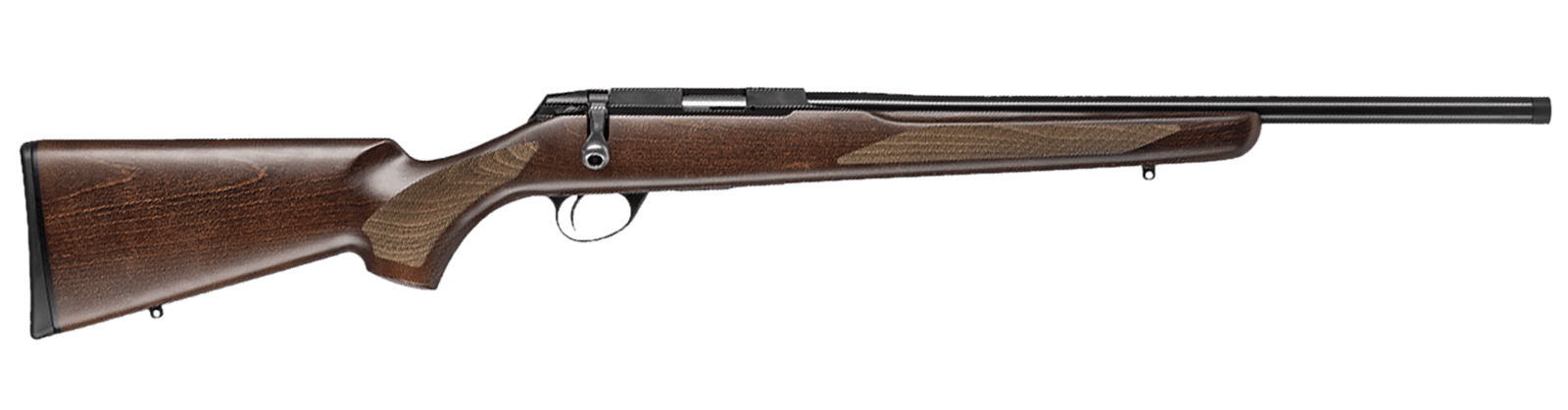Tikka JRT1XH300 T1X Hunter 22 LR 5+1 20" Black Threaded Barrel, Black Drilled & Tapped Steel Receiver, Oiled Fixed Wood Stock, Right Hand