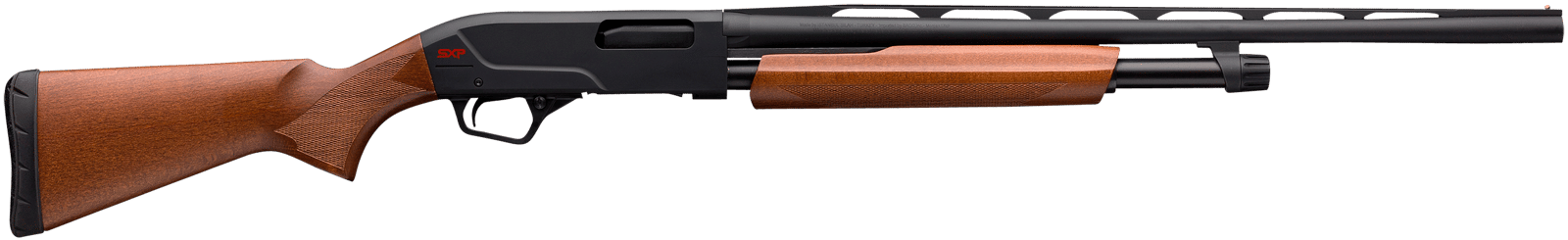 Winchester Repeating Arms 512287390 SXP Field Compact Compact 12 Gauge Pump 3" 4- 2.75" Shells, 24" Matte Black Steel Barrel & Aluminum Alloy Receiver, Fixed Satin Walnut Stock, Right Hand