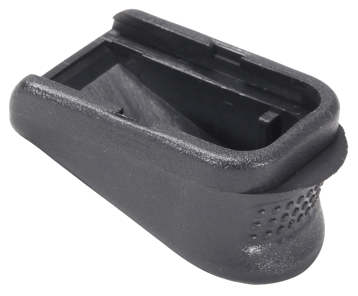 Pachmayr 03882 Grip Extender  Extended 2rds, Compatible w/Glock26/27/33/39 add 2rd, Black Polymer 2 Per Pack