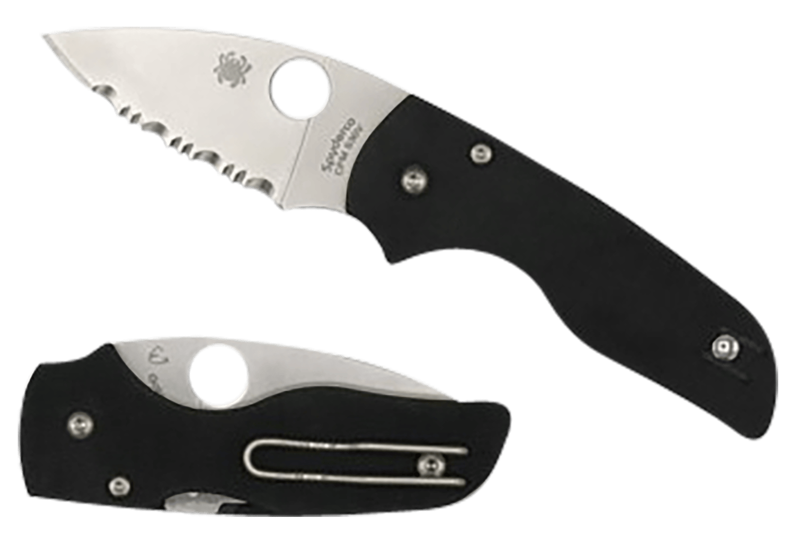 Spyderco C230GP Lil' Native  2.42" Folding Plain Satin CPM S30V SS Blade/Black Textured G10 Handle Includes Pocket Clip