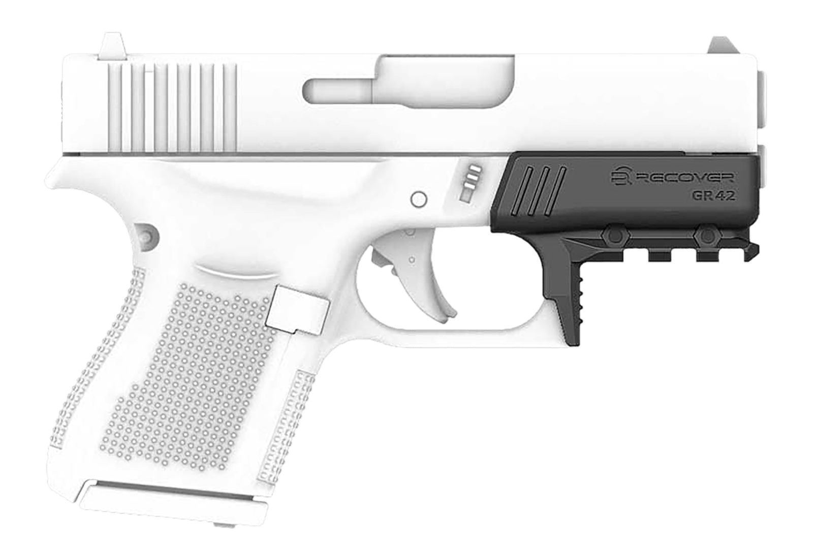 Recover Tactical GR4201 Rail Adapter for Glock 42  Black