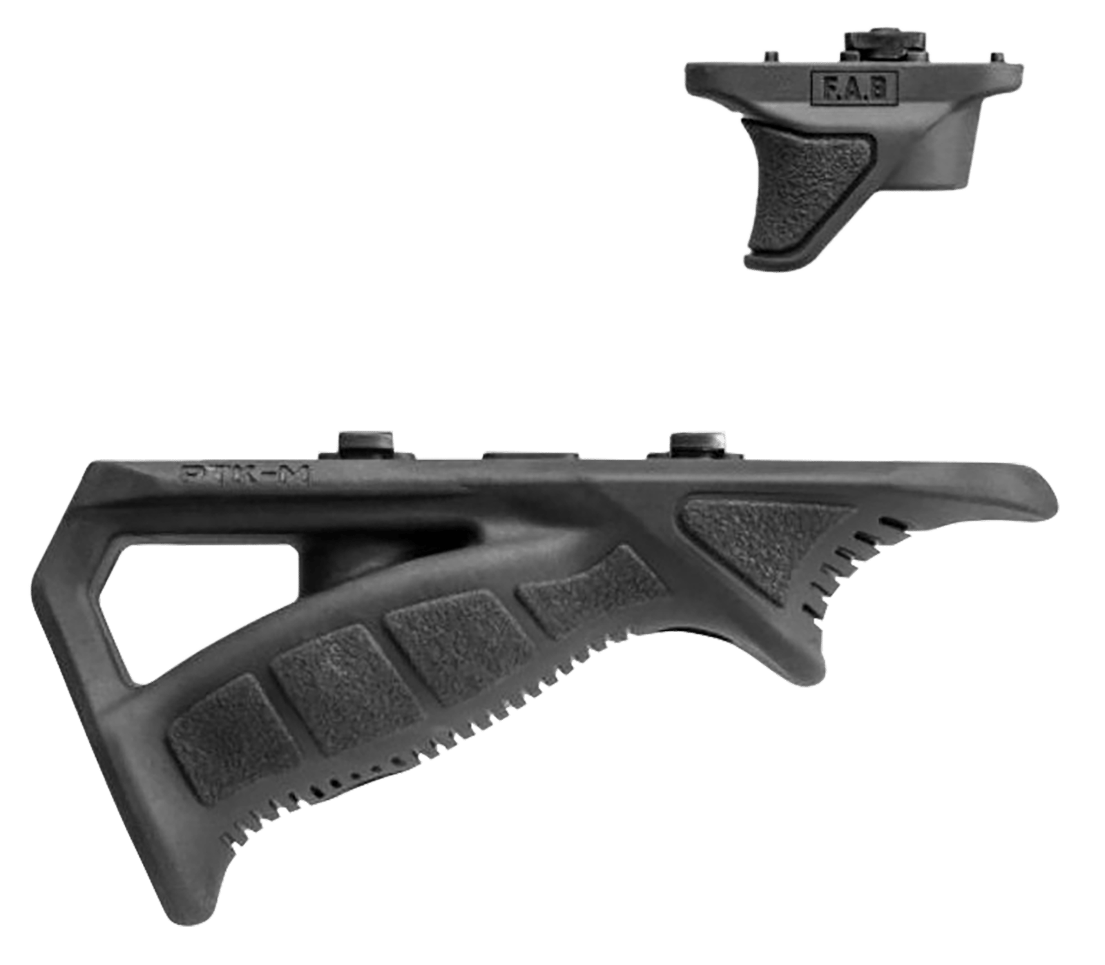 FAB Defense FXPTKMCB PTK-M Rubberized M-LOK Compatible Ergonomic Pointing Grip Combo Pack  Black