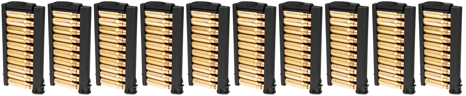Kel-Tec PR5750010 PR-5.7 Stripper Clip 10rd Black Polymer 10 Pack