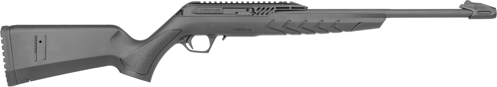 Derya Firearms TM22.STAN.18 TM22 Standard Full Size 22 LR 10+1 18" Black Target Barrel, Black Anodized Aluminum Receiver w/Picatinny Rail, Black Adjustable Polymer Stock