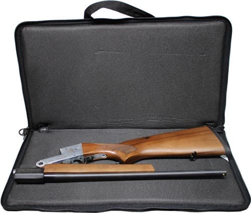 IVER JOHNSON CASE FITS SINGLE TO 18.5" BARREL FOLDED BLACK