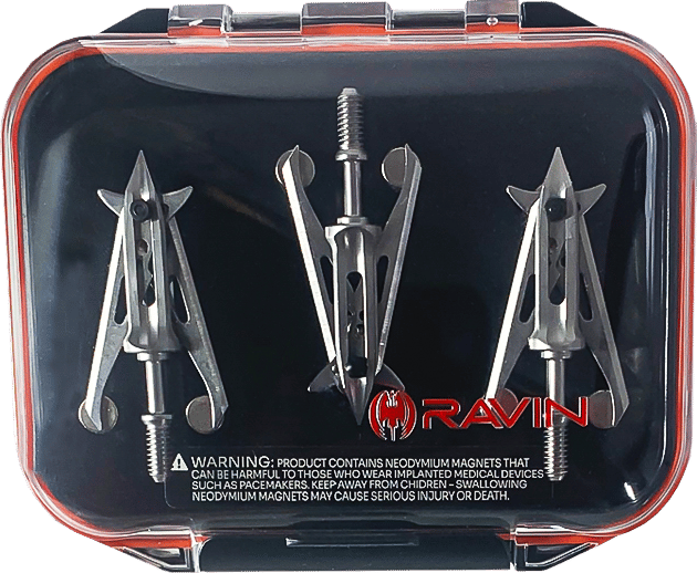 Ravin Crossbows R109 Broadhead  Black/Clear