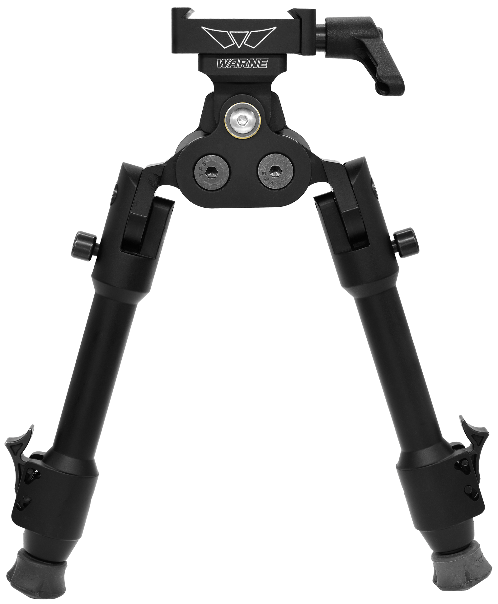 Warne 7924M Skyline Pro Bipod  Black Anodized ARCA Interface Head with Precision Legs