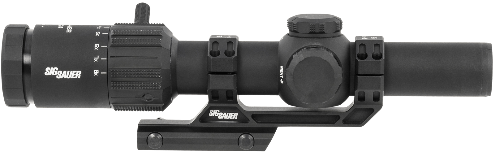 Sig Sauer Electro-Optics SOTM81000 Tango-MSR LPVO 1-8x24mm 30mm Tube Illuminated Red MSR BDC8 Reticle Features Throw Lever & ALPHA-MSR Mount