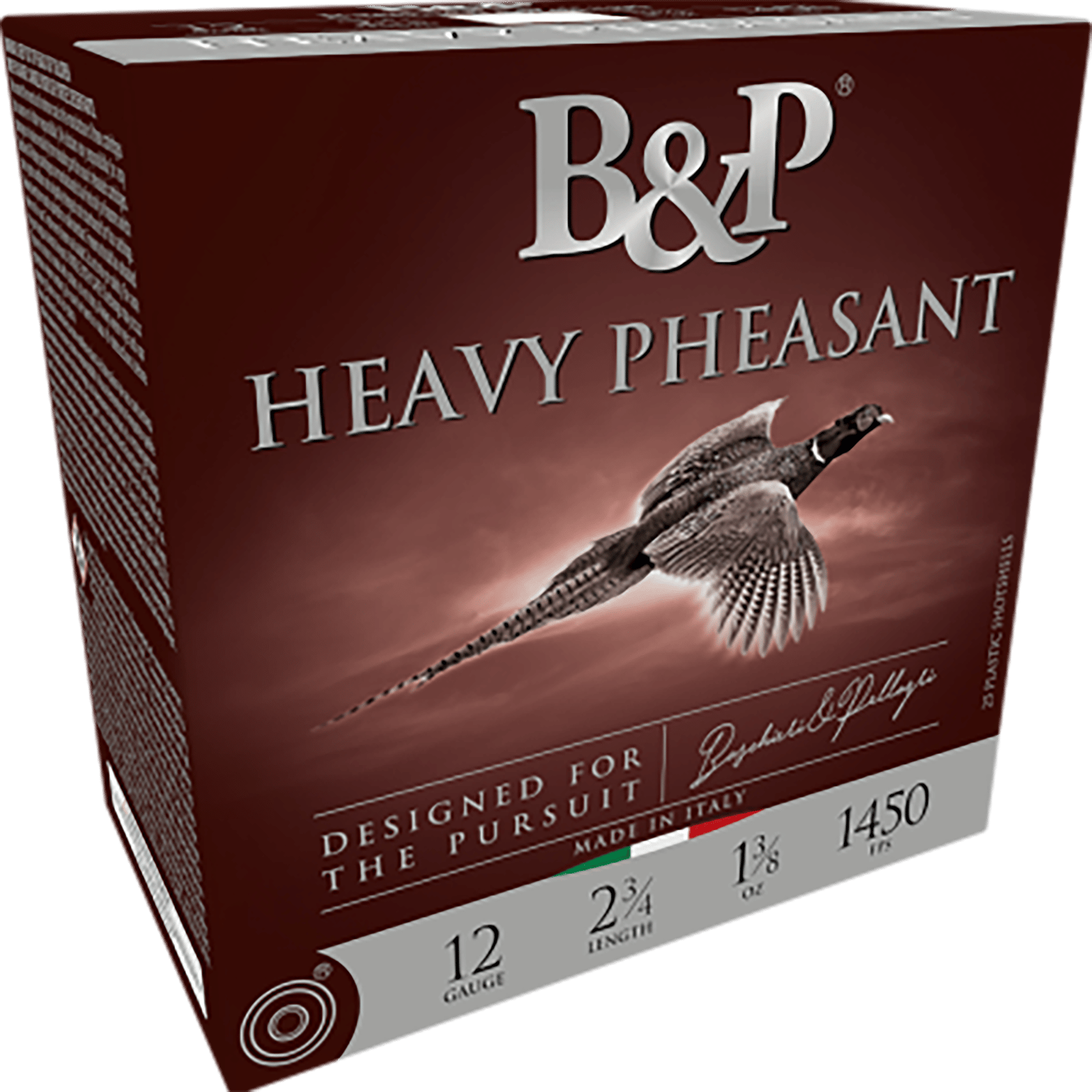 B&p Ammunition 20B1H4 Heavy Pheasant  20Gauge 2.75" 1oz 4Shot 25 Per Box/10 Case
