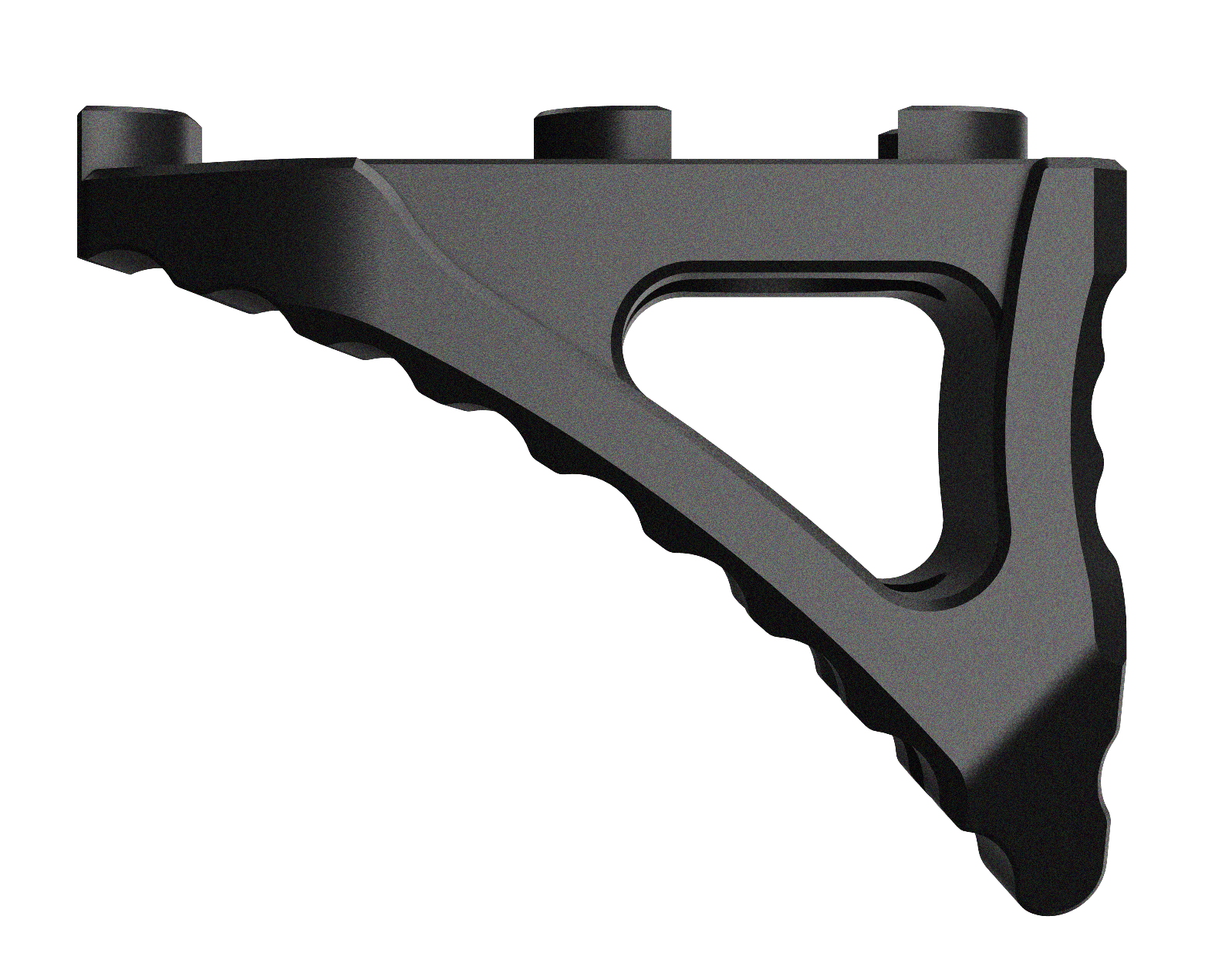 Rise Armament RA030BLK Micro Hand Stop  Skeletonized Black Aluminum for M-LOK Handgaurd