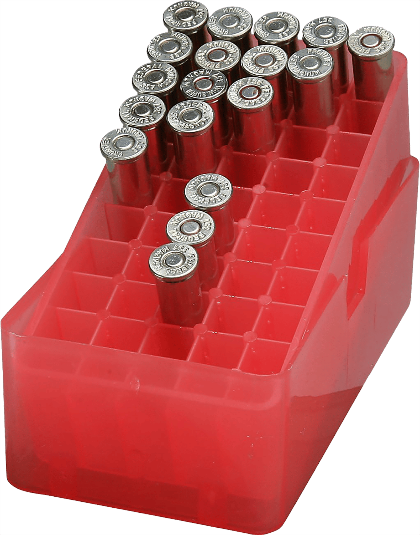 MTM Case-Gard E504541 Slip-Top Ammo Box J-50 45 Colt/44 Special/45 Auto/44 Mag Red 50rds