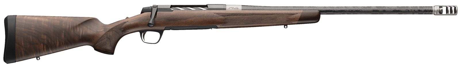 Browning 036090224 X-Bolt 2 Medallion 270 Win 4+1 22" Carbon Fiber Wrapped Threaded Barrel, Matte Blued Drilled & Tapped Steel Receiver, Fixed Grade V/VI Walnut Stock, Recoil Hawg Muzzle Brake